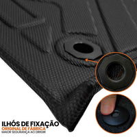 TAPETE TIPO BANDEJA PREMIUM L200 TRITON 2010 A 2017 JOGO COMPLETO