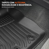 TAPETE BANDEJA 3D PREMIUM 5 PEÇAS  INCLUSO PORTA MALAS